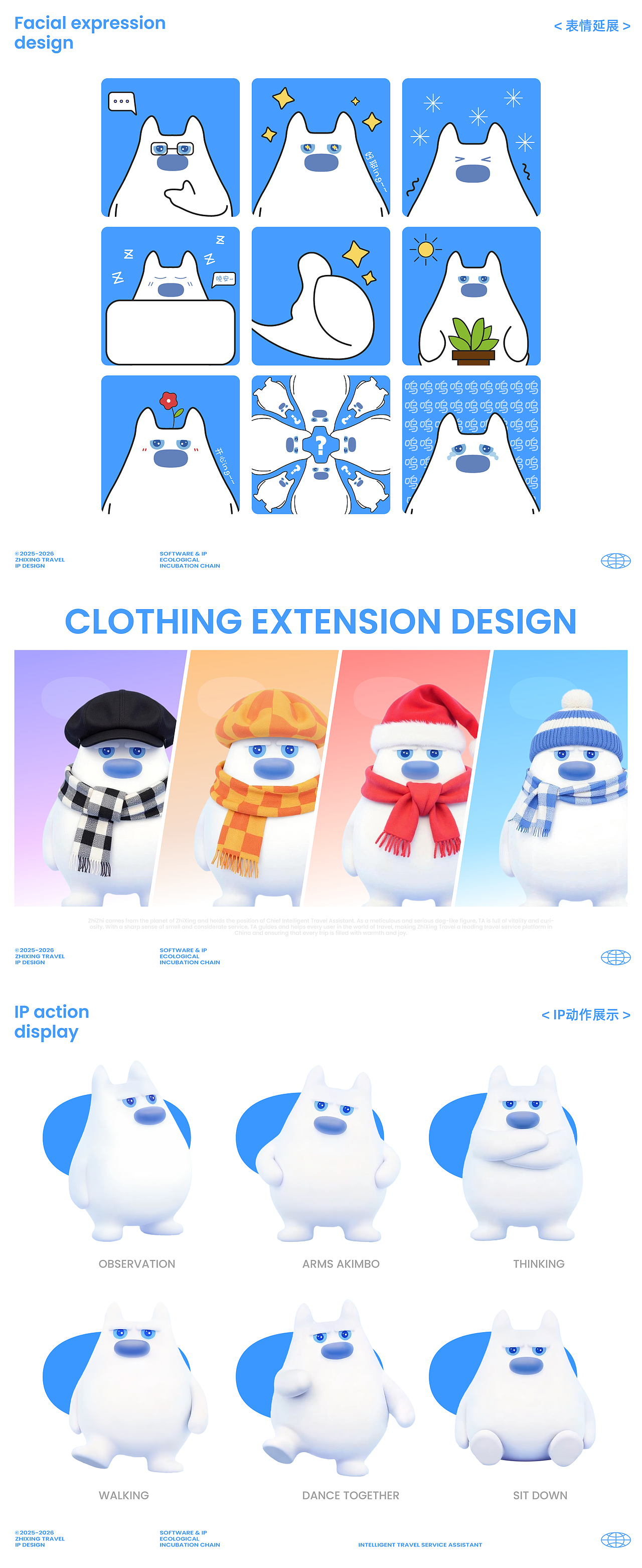 IP形象设计|智行旅行APP IP设计升级 UI设计