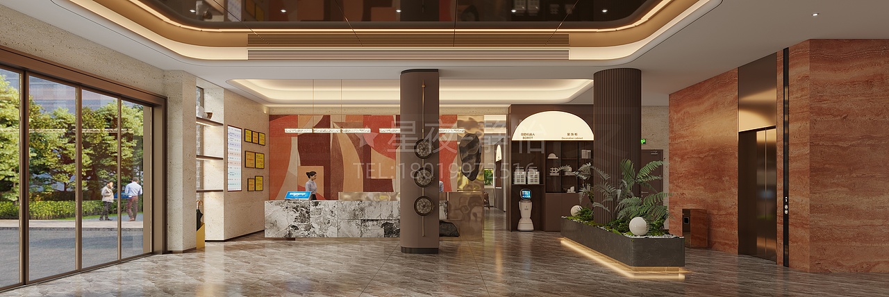 高档酒店效果案例（图ZMzk0MzEyMjky） - 酒店餐饮设计 - 站酷设计师静怡设计原创素材 - 站酷ZCOOL