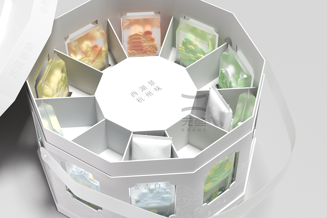 三维技术成就的“西湖十景”茶味文创雪糕产品全案设计