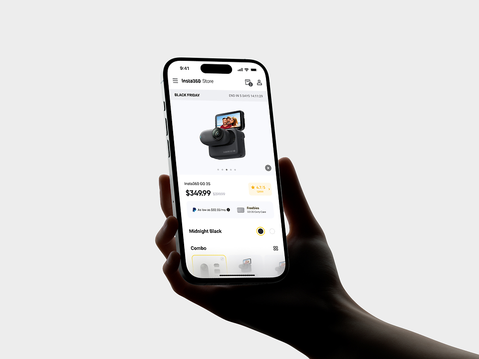 网页设计｜Insta360 Blog、商详等
