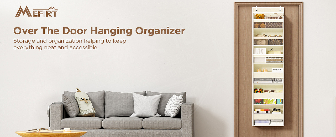 亚马逊门后收纳袋建模渲染主图A+排版设计