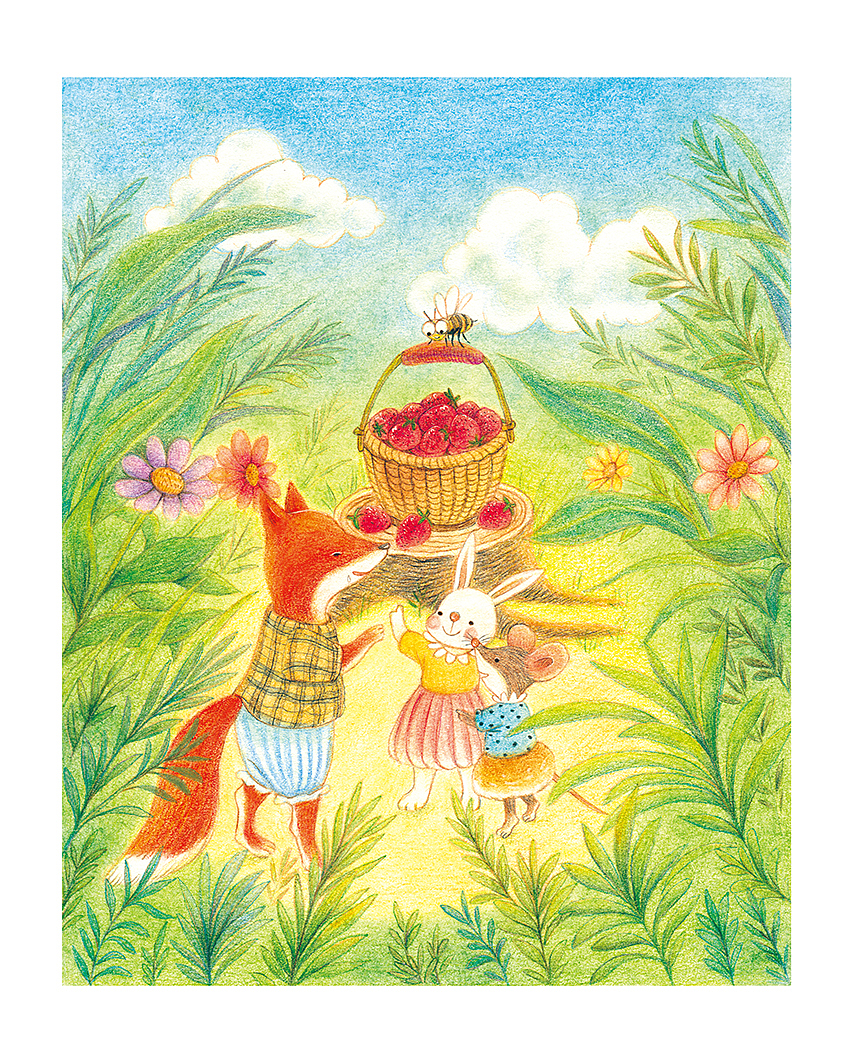 一些儿童杂志的插图~