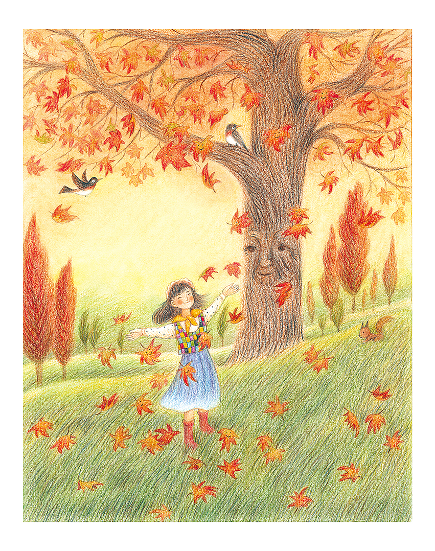 一些儿童杂志的插图~