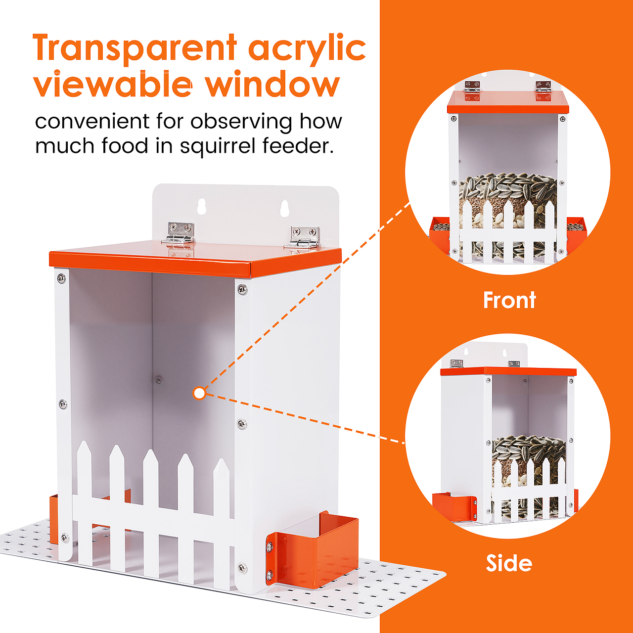 亚马逊主附图设计-松鼠喂食器