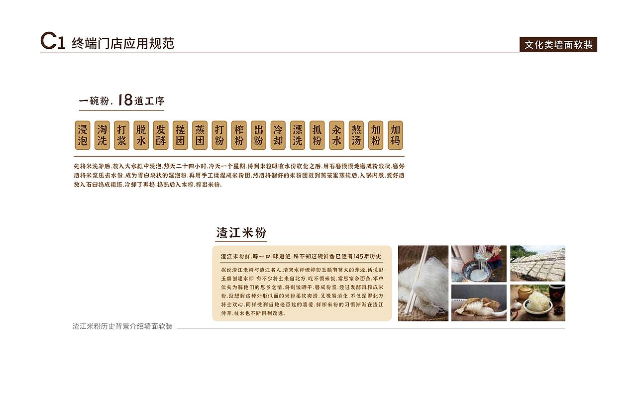 百粉百鲜肉米粉铺VIS视觉识别规范