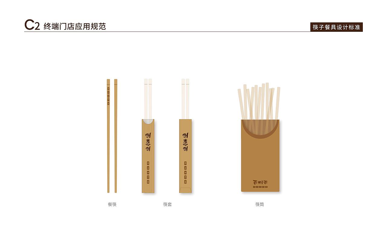 百粉百鲜肉米粉铺VIS视觉识别规范