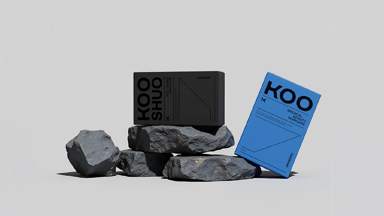 暗调视觉实验——黑蓝契约/护肤品牌全案/理性美学体系（图ZMzk0MzQ2MDYw） - 品牌 - 站酷设计师毛毛怪爱吃菜原创素材 - 站酷ZCOOL