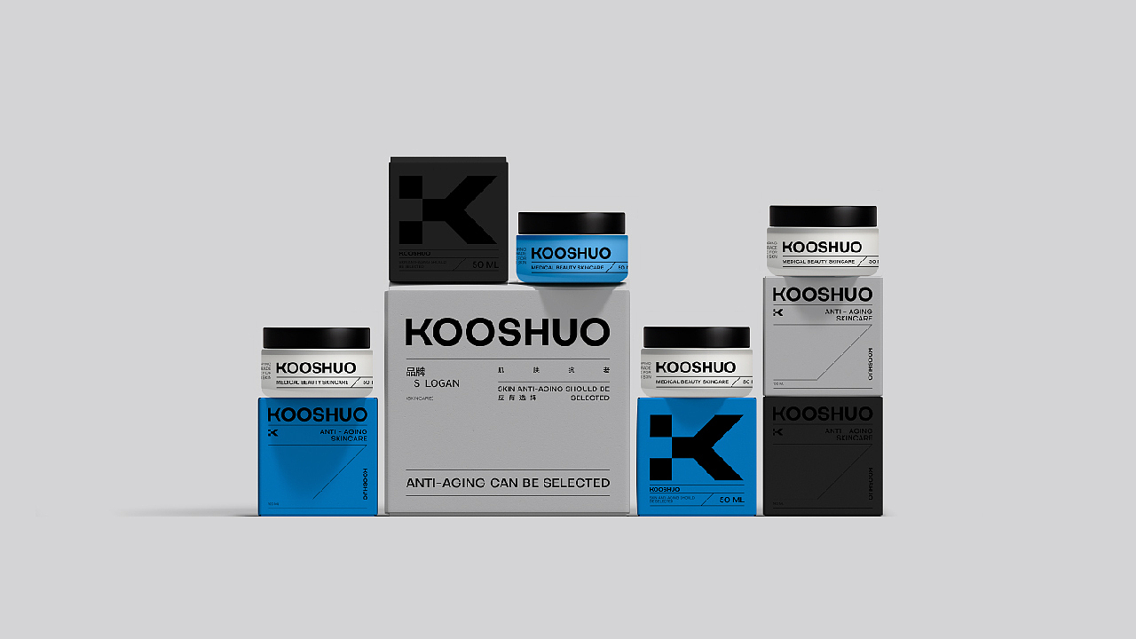暗调视觉实验——黑蓝契约/护肤品牌全案/理性美学体系（图ZMzk0MzQ2MDMy） - 品牌 - 站酷设计师毛毛怪爱吃菜原创素材 - 站酷ZCOOL