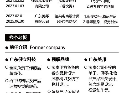 一个菜鸟C4D的个人简历