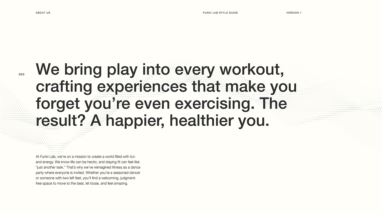 funki lab舞蹈健身室品牌设计