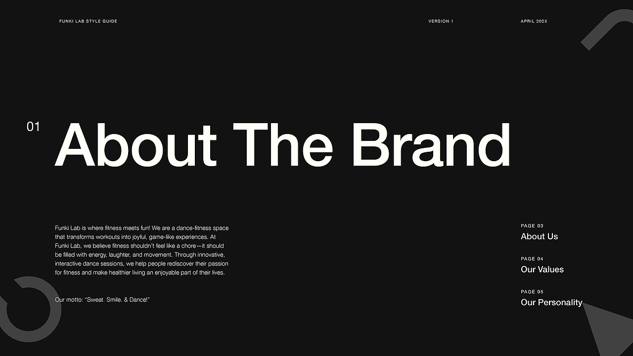 funki lab舞蹈健身室品牌设计