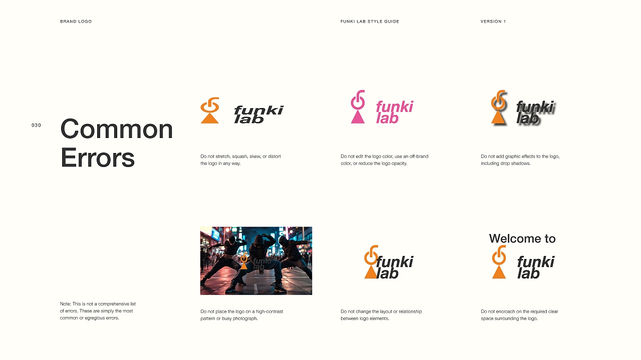 funki lab舞蹈健身室品牌设计