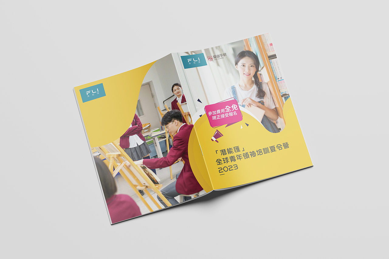 潜能汇全球青年领袖培训夏令营画册设计