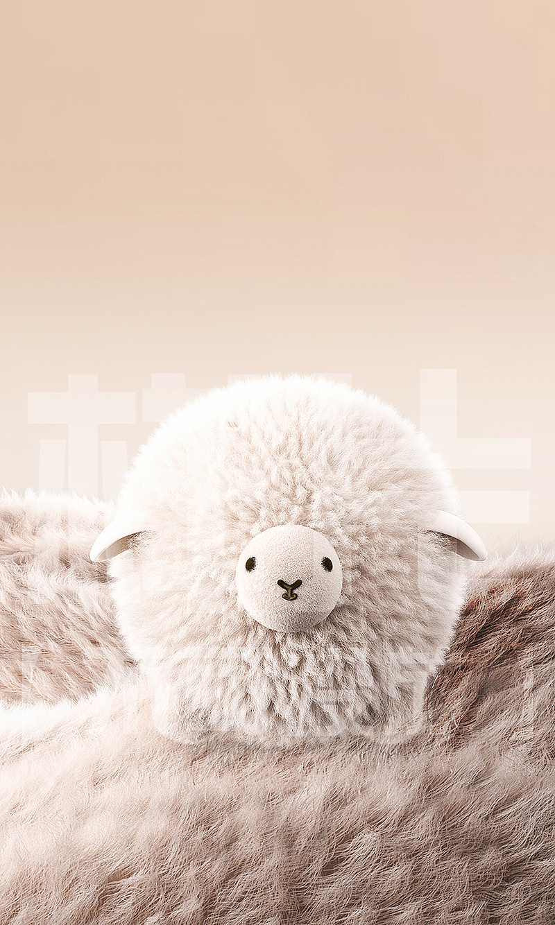 C4D毛发，一组毛绒绒的商单！（图ZMzk0MzUzNDg0） - 人物/生物 - 站酷设计师牧木良原创素材 - 站酷ZCOOL