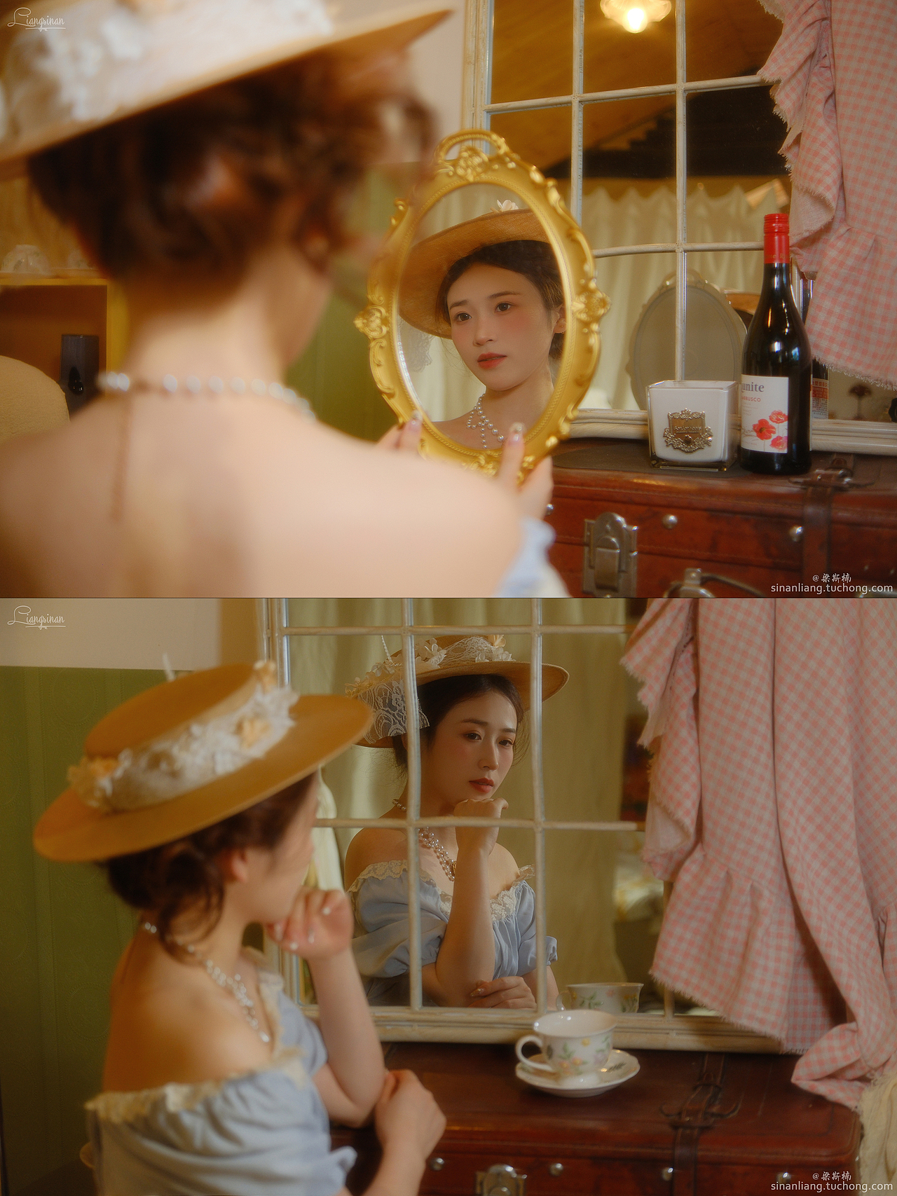 咖啡杯沿的口红印，是写给午后的信。（图ZMzk0MzU0MjMy） - 人像摄影 - 站酷设计师梁斯楠原创素材 - 站酷ZCOOL