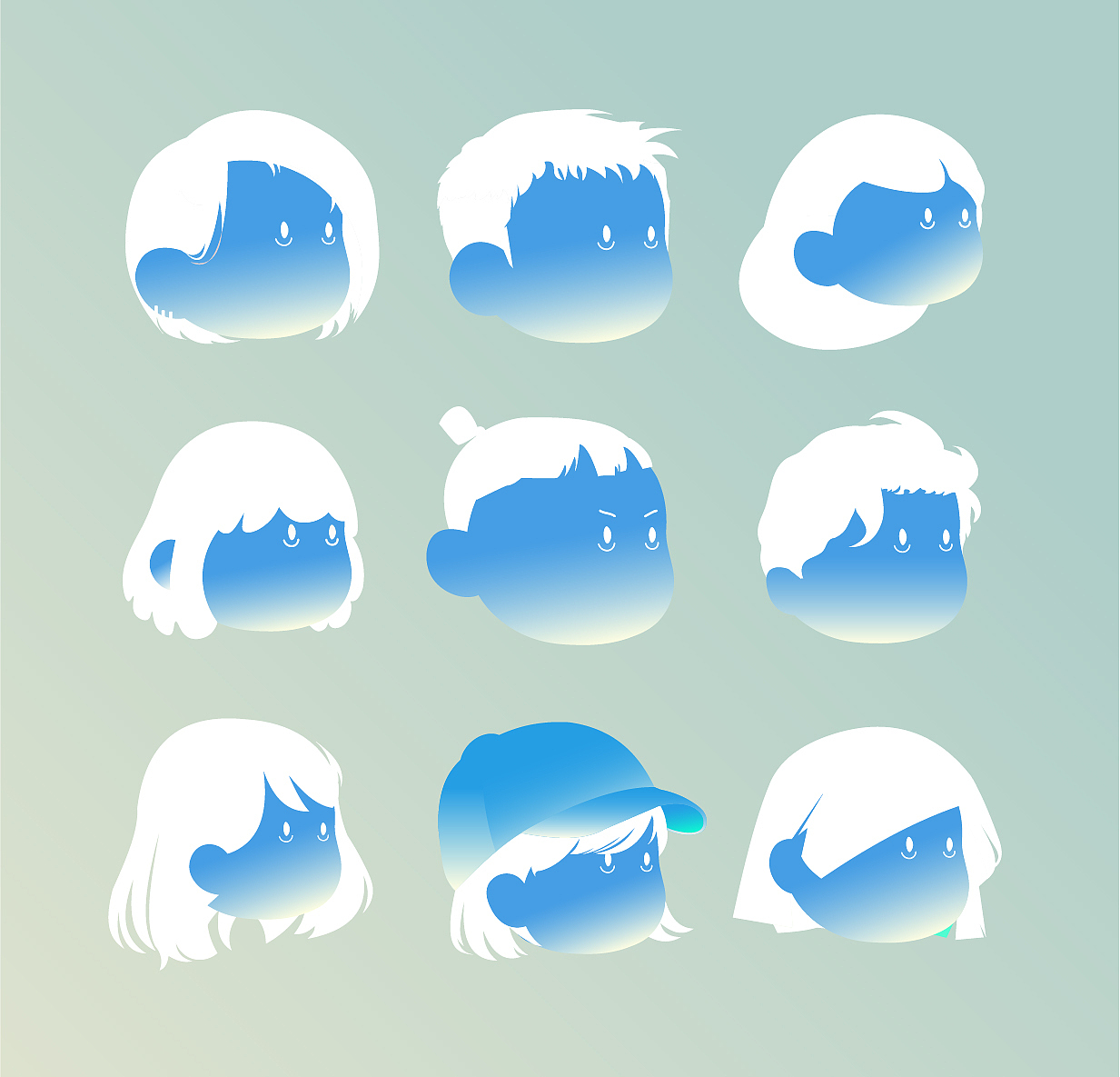 蓝晶冰川—世界观是灵魂颜色