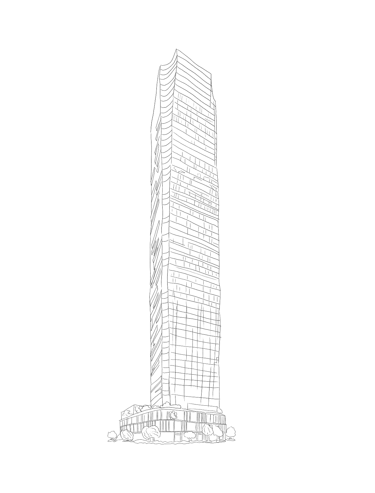 福州升龙环球中心（图ZMzk0MzU5NDY0） - 商业插画 - 站酷设计师贾旭林原创素材 - 站酷ZCOOL