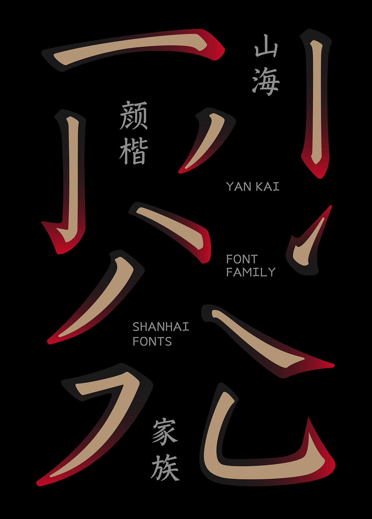 山海颜楷家族-山海字库重磅产品第201~206款字体发布！（图ZMzk0MzYzMTky） - 字体/字形 - 站酷设计师山海字库原创素材 - 站酷ZCOOL