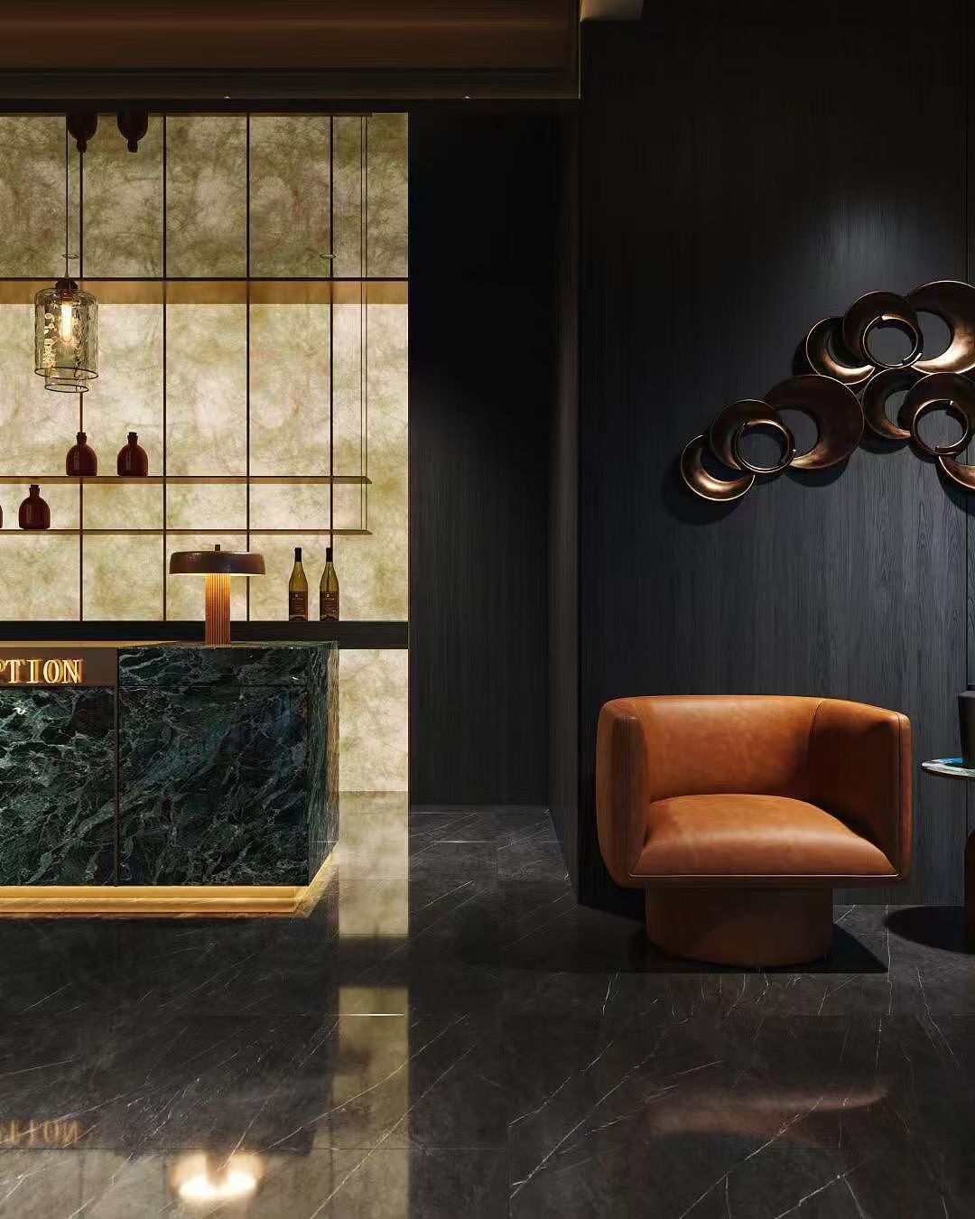 私人会所设计#商业空间设计以“隐奢·自然共生”为