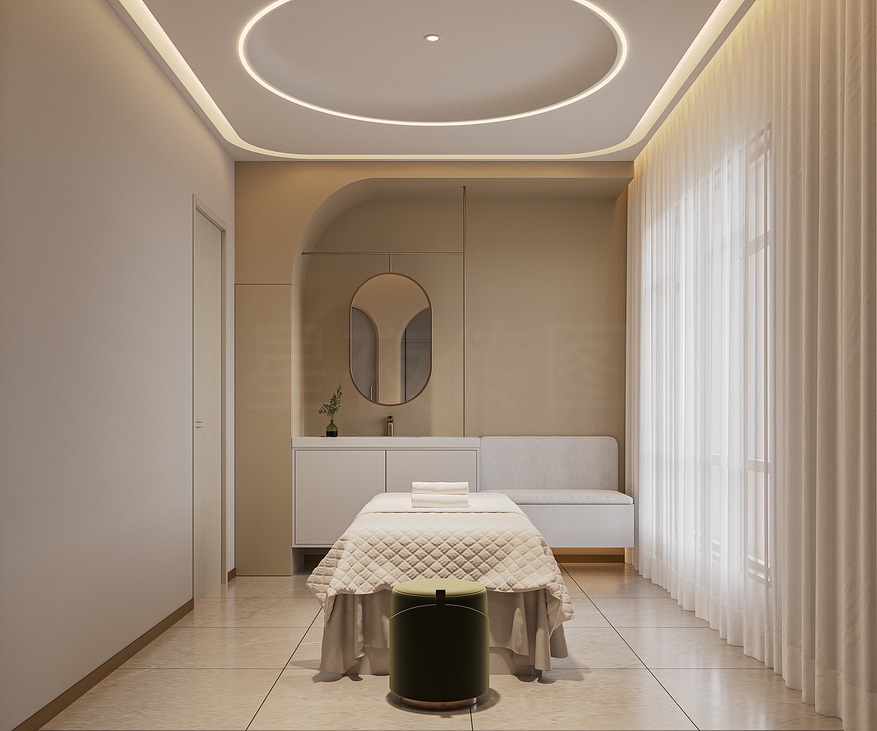 极简美容SPA设计！真是get高级感新思路✅