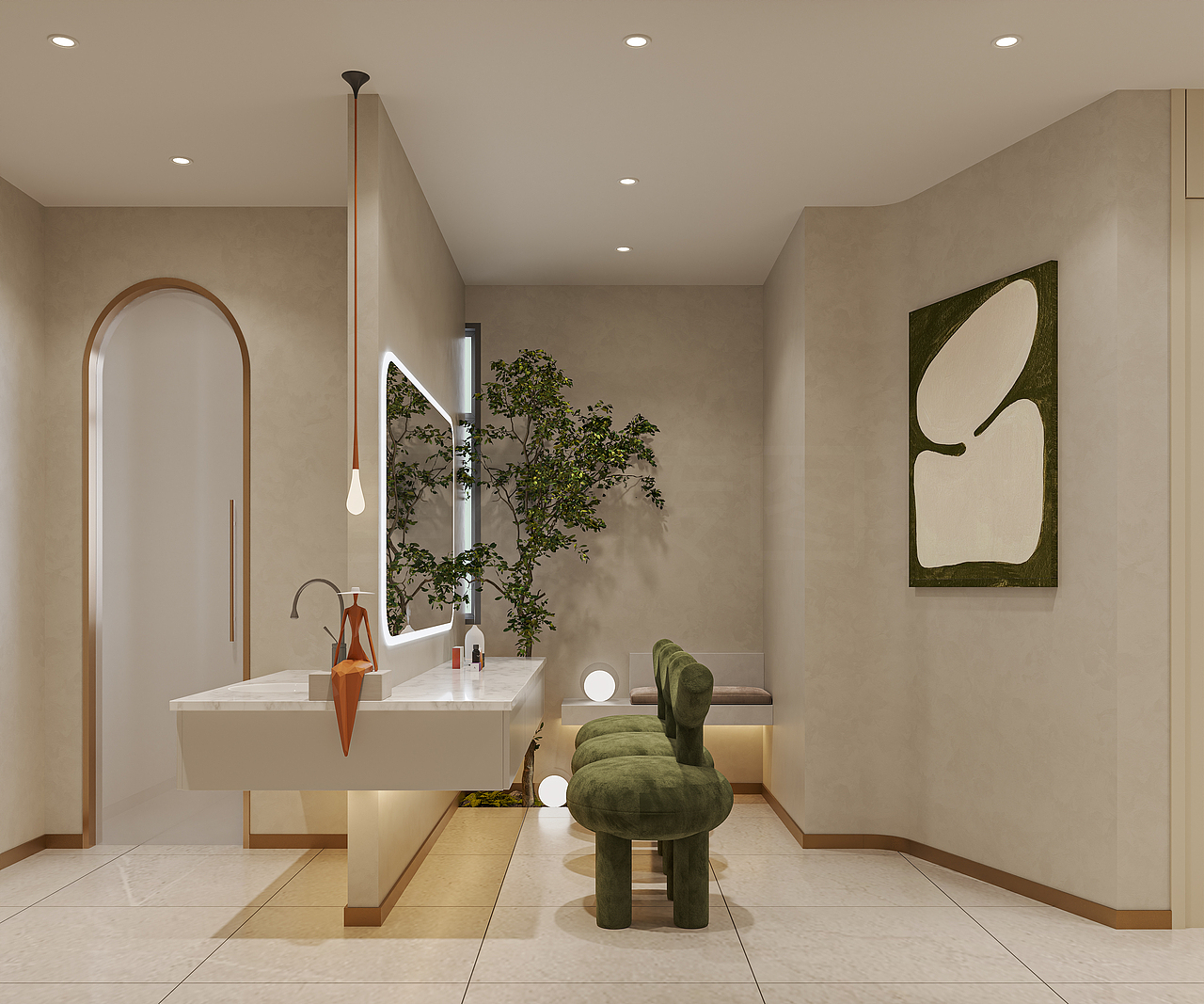 极简美容SPA设计!真是get高级感新思路✅