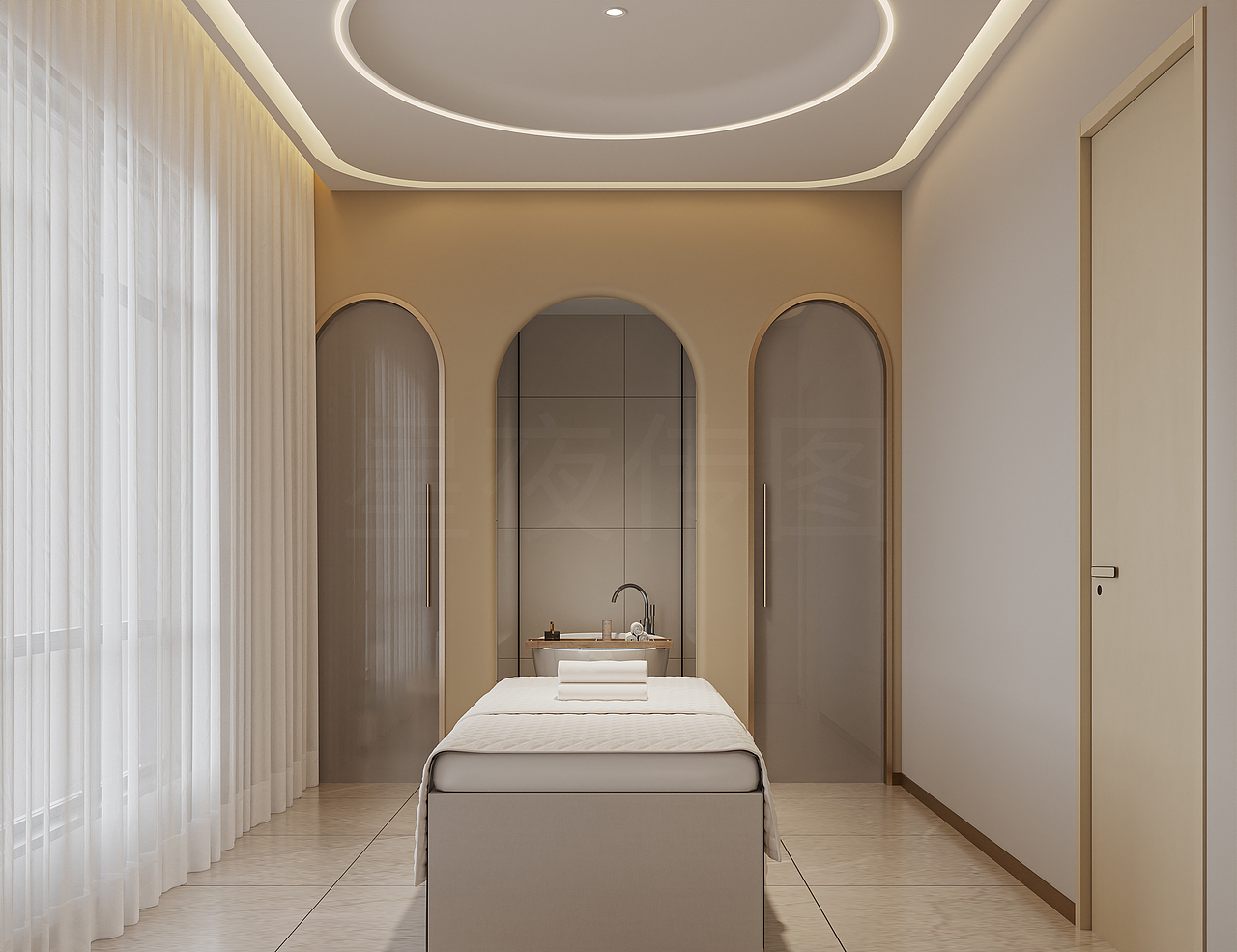 极简美容SPA设计！真是get高级感新思路✅