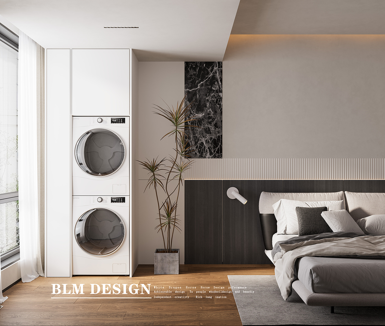 现代风-白龙马效果图