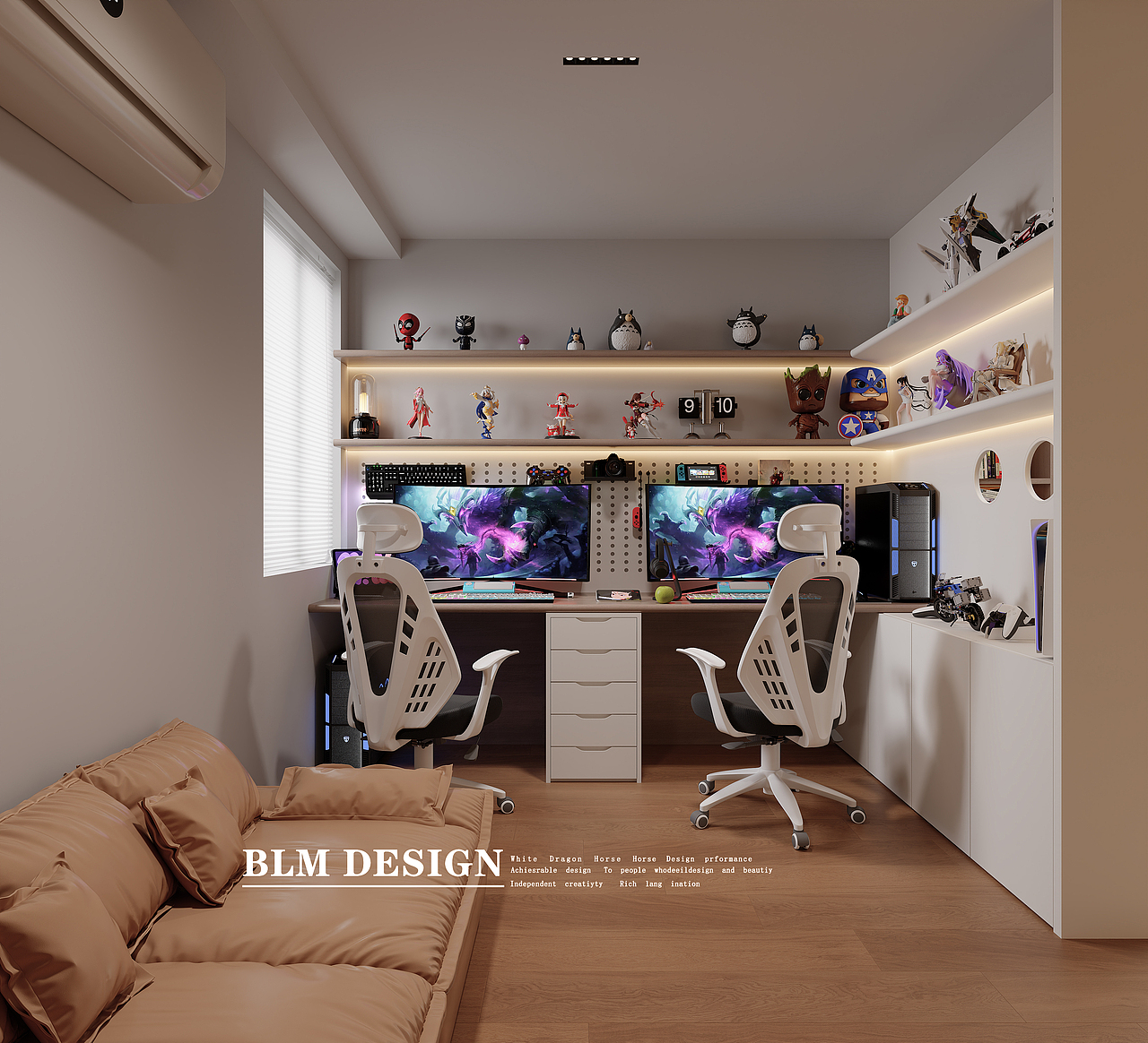 现代风-白龙马效果图