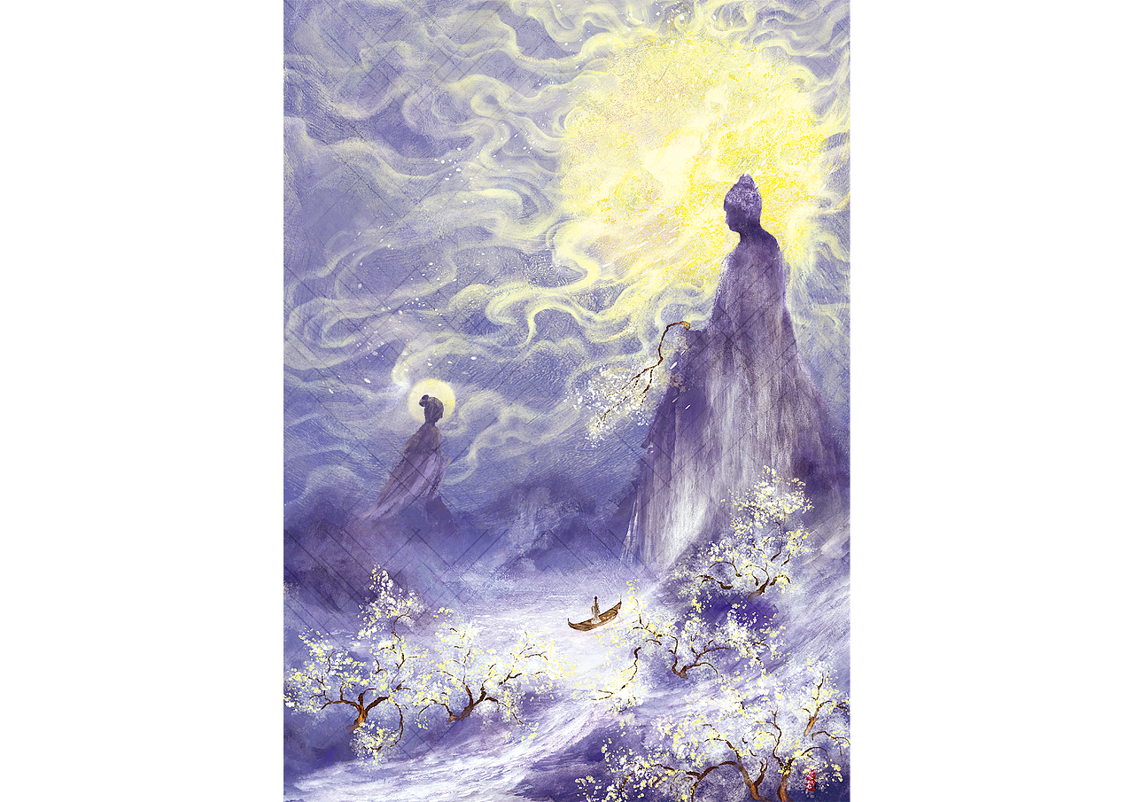 弱水（图ZMzk0MzcwNzU2） - 商业插画 - 站酷设计师画画的寂阳JIYANG原创素材 - 站酷ZCOOL