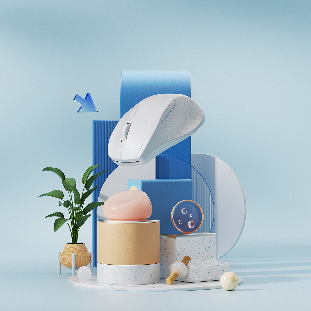 1.C4D建模+渲染（图ZMzk0Mzc2NTUy） - 海报 - 站酷设计师小科mvp原创素材 - 站酷ZCOOL
