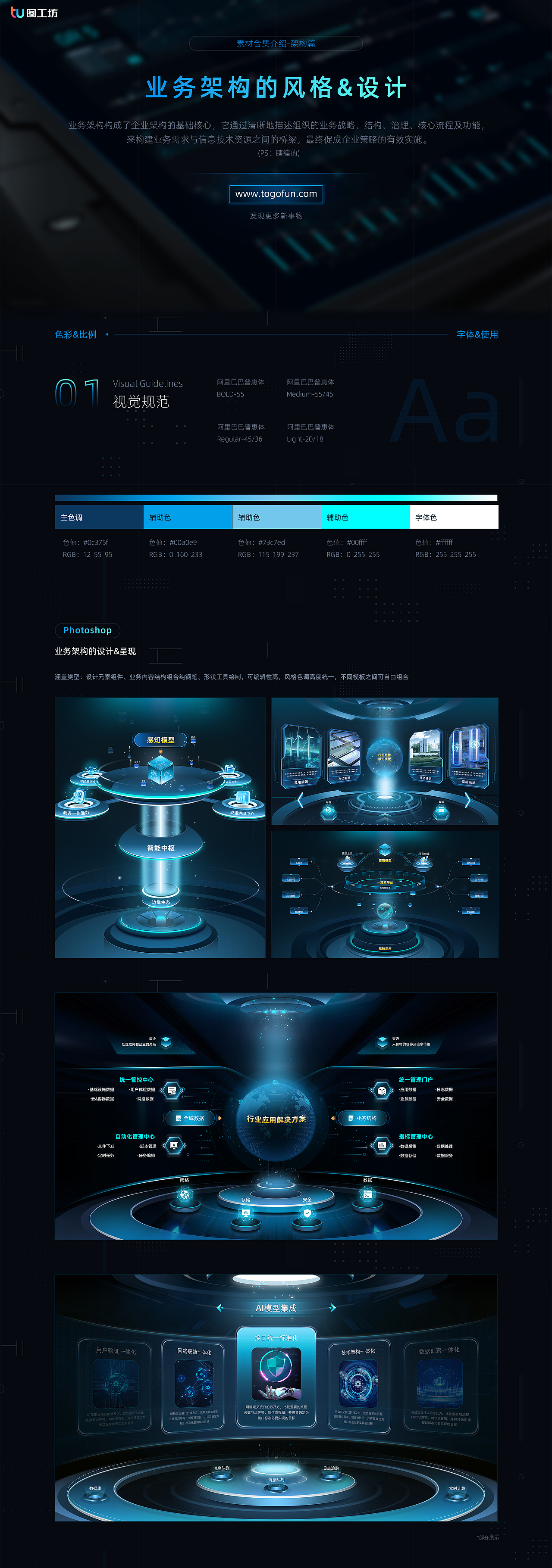 可视化素材作品集-架构篇
