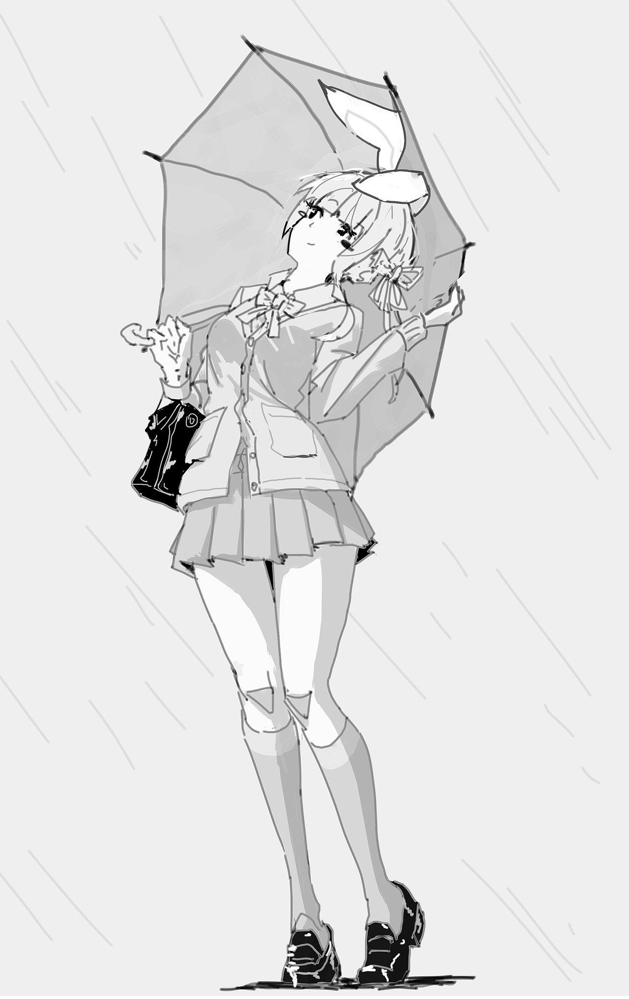 DQ二次元美少女速写（图ZMzk0Mzg0MTYw） - 绘画 - 站酷设计师DQrabbit原创素材 - 站酷ZCOOL