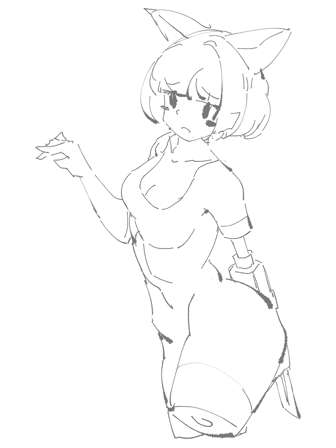 DQ二次元美少女速写（图ZMzk0Mzg0MjEy） - 绘画 - 站酷设计师DQrabbit原创素材 - 站酷ZCOOL