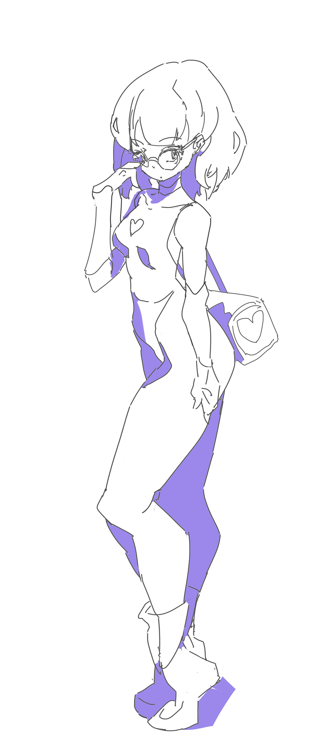 DQ二次元美少女速写（图ZMzk0Mzg0MTcy） - 绘画 - 站酷设计师DQrabbit原创素材 - 站酷ZCOOL