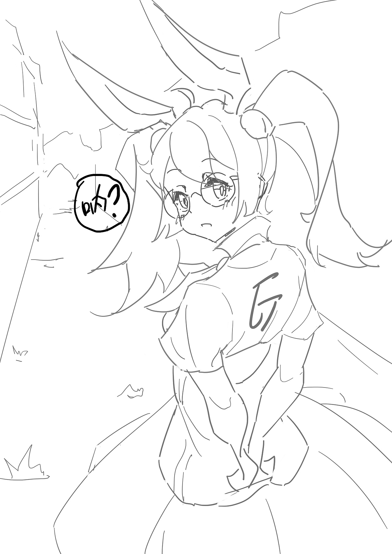 DQ二次元美少女速写（图ZMzk0Mzg0MjMy） - 绘画 - 站酷设计师DQrabbit原创素材 - 站酷ZCOOL