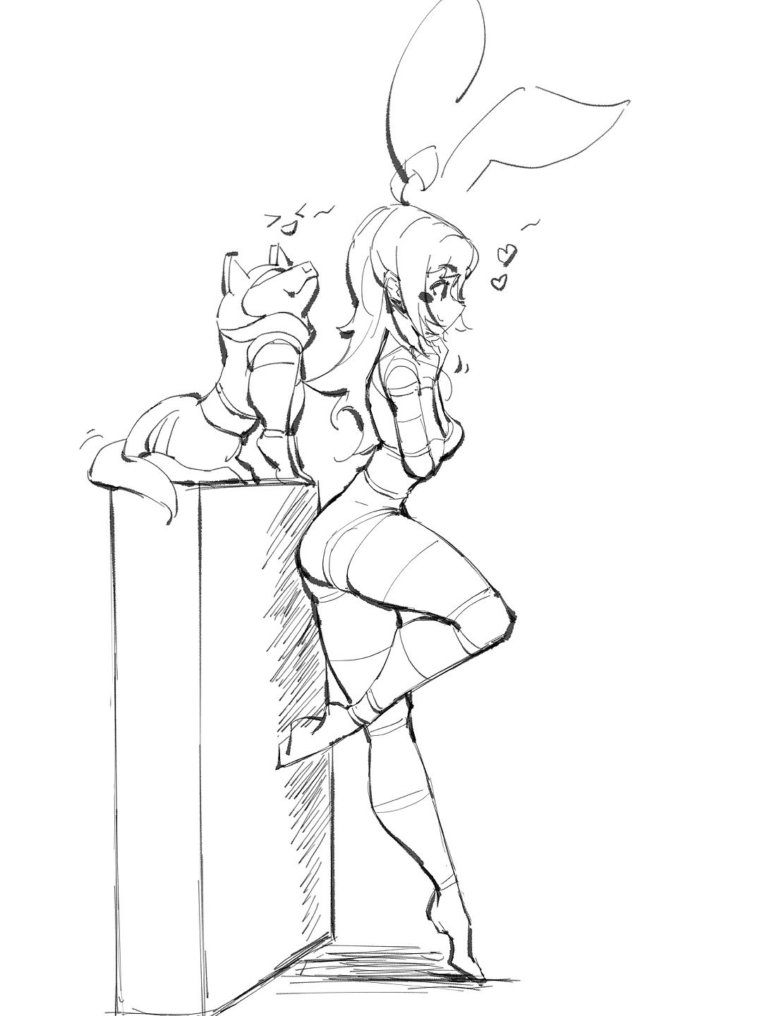 DQ二次元美少女速写（图ZMzk0Mzg0MjU2） - 绘画 - 站酷设计师DQrabbit原创素材 - 站酷ZCOOL