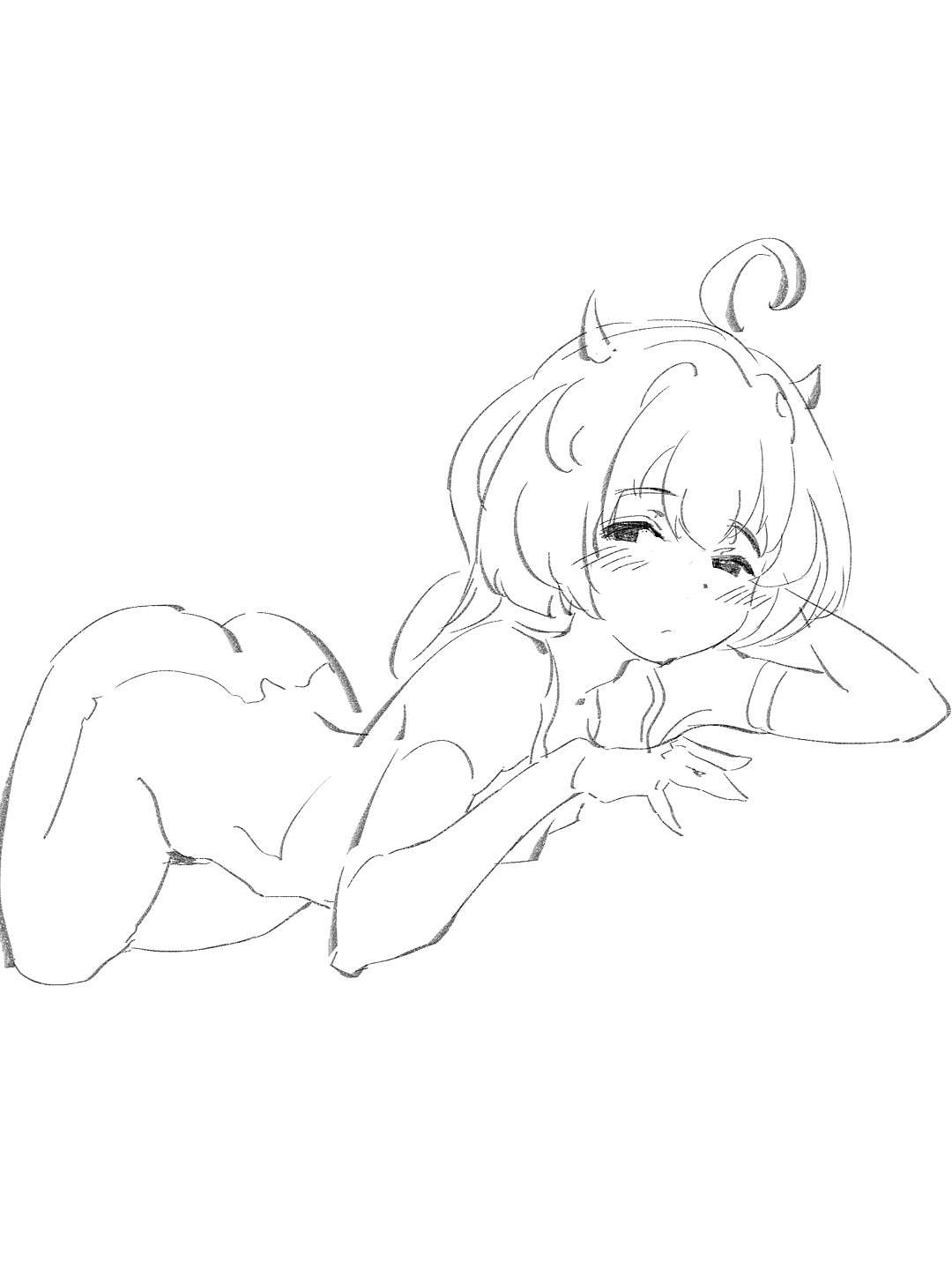 DQ二次元美少女速写（图ZMzk0Mzg0NTI4） - 绘画 - 站酷设计师DQrabbit原创素材 - 站酷ZCOOL