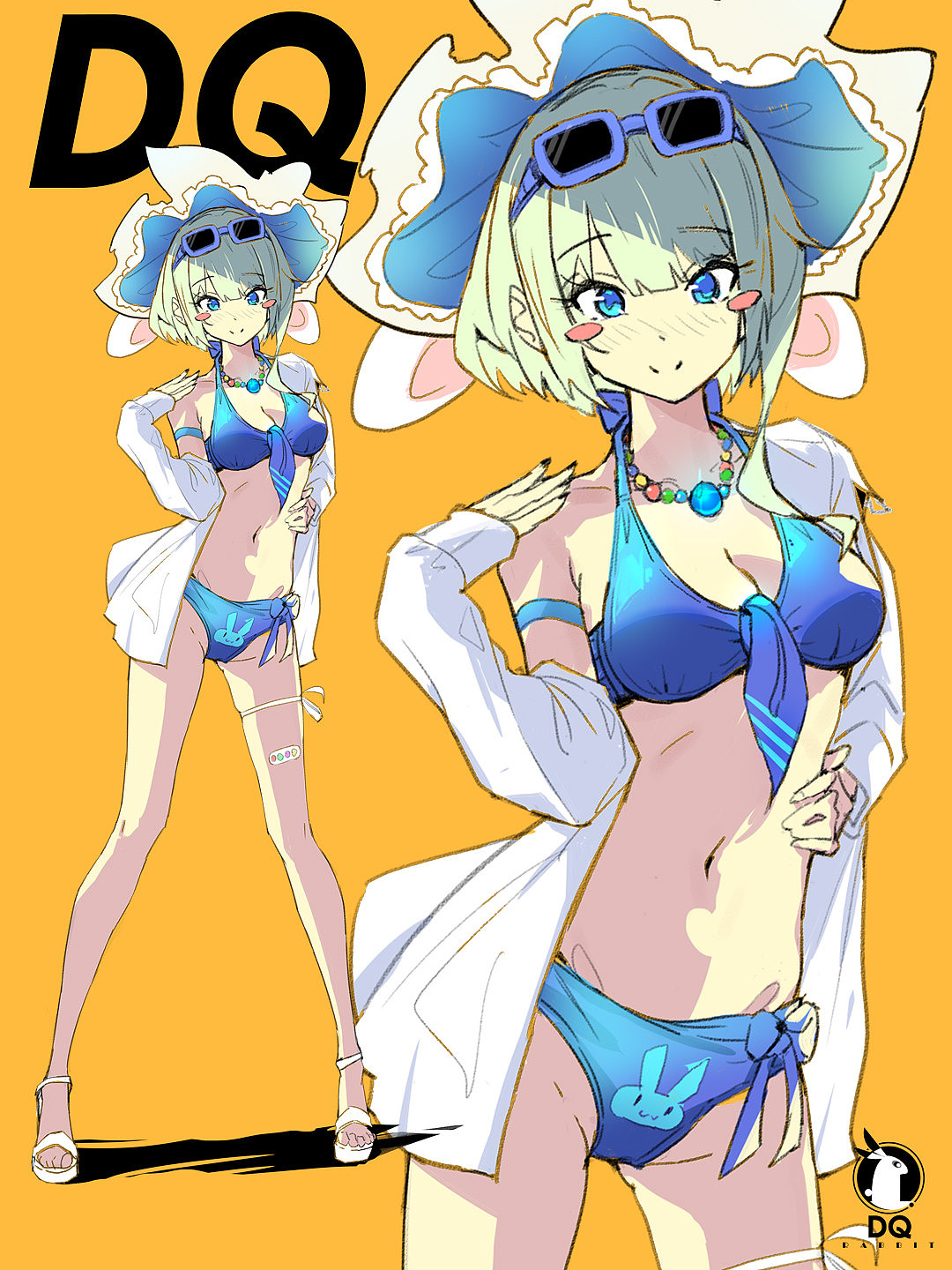 DQ二次元美少女速写