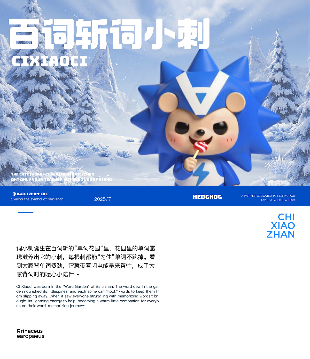 百词斩IP形象设计——词小刺（图ZMzk0Mzg4NjA0） - 软件界面 - 站酷设计师Waammytks00原创素材 - 站酷ZCOOL