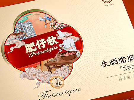 东莞腊味 潮装亮相！—“肥仔秋”品牌包装设计升级