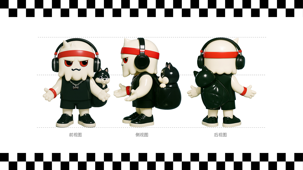 Dingoo.LAB原创IP设计丨运动搭子ENZO&ENEN