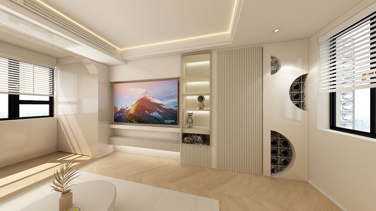 60M²原木奶油风两居