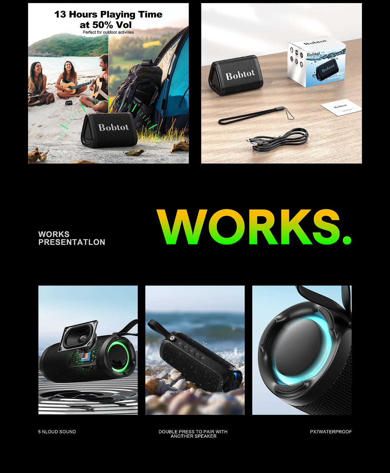 【Bobtot】品牌音响渲染