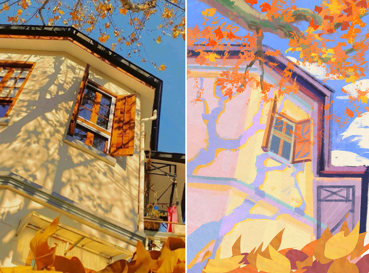 色彩速涂（图ZMzk0NDAyMTY0） - 创作习作 - 站酷设计师Lion娓原创素材 - 站酷ZCOOL