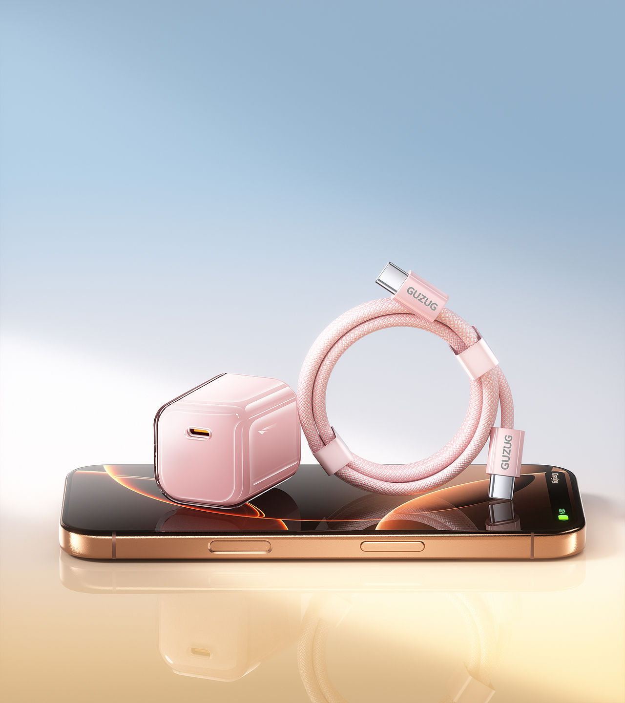 耳机充电器渲染