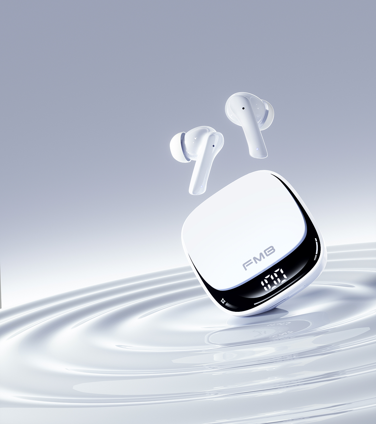 耳机充电器渲染