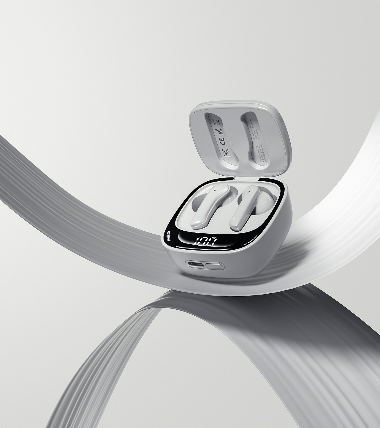 耳机充电器渲染