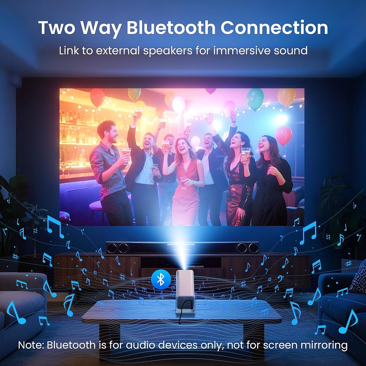 投影仪亚马逊主图/A+/品牌故事,室内,室外场景