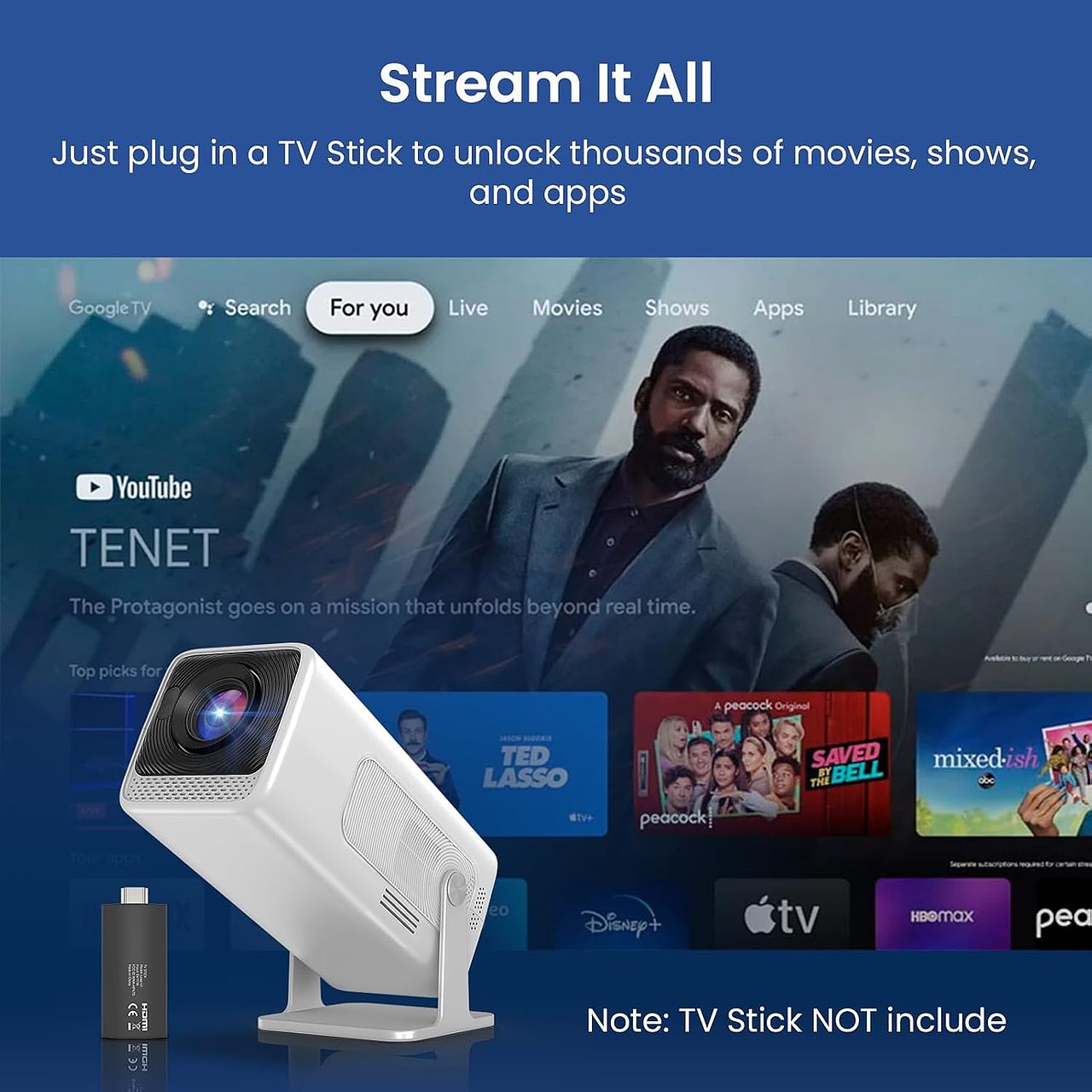 投影仪亚马逊主图/A+/品牌故事,室内,室外场景