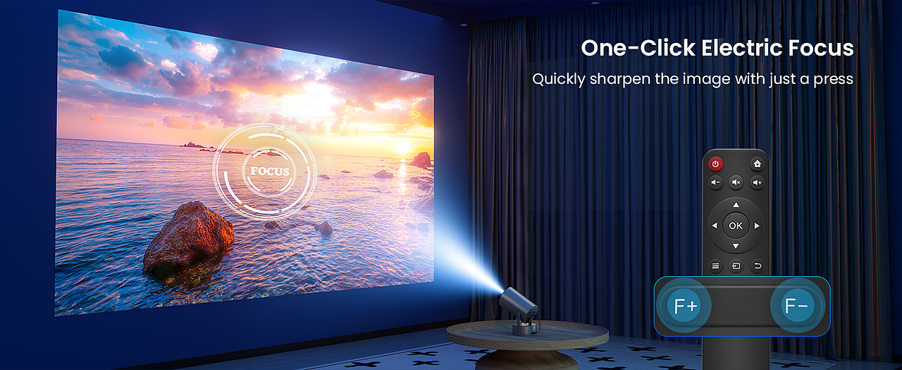 投影仪亚马逊主图/A+/品牌故事,室内,室外场景